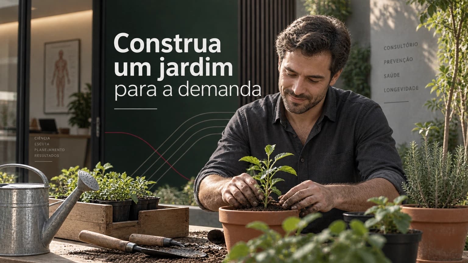 Construa um Jardim, Não Persiga Borboletas: O Sistema Real para Atrair Clientes