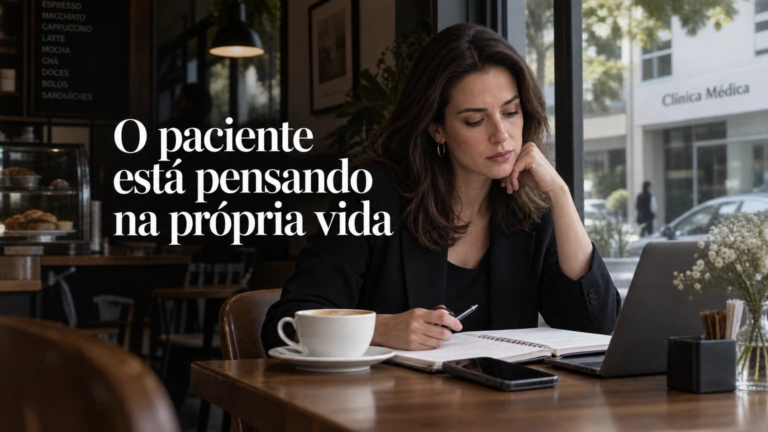 Seu paciente não pensa em você (e é assim que deve ser)