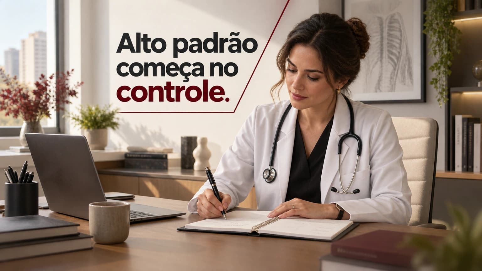 A anatomia de um consultório de alto padrão: não é sobre luxo, é sobre controle da demanda