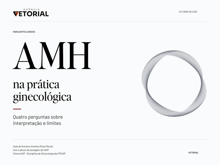 Capa do material AMH na prática ginecológica, versão para computador