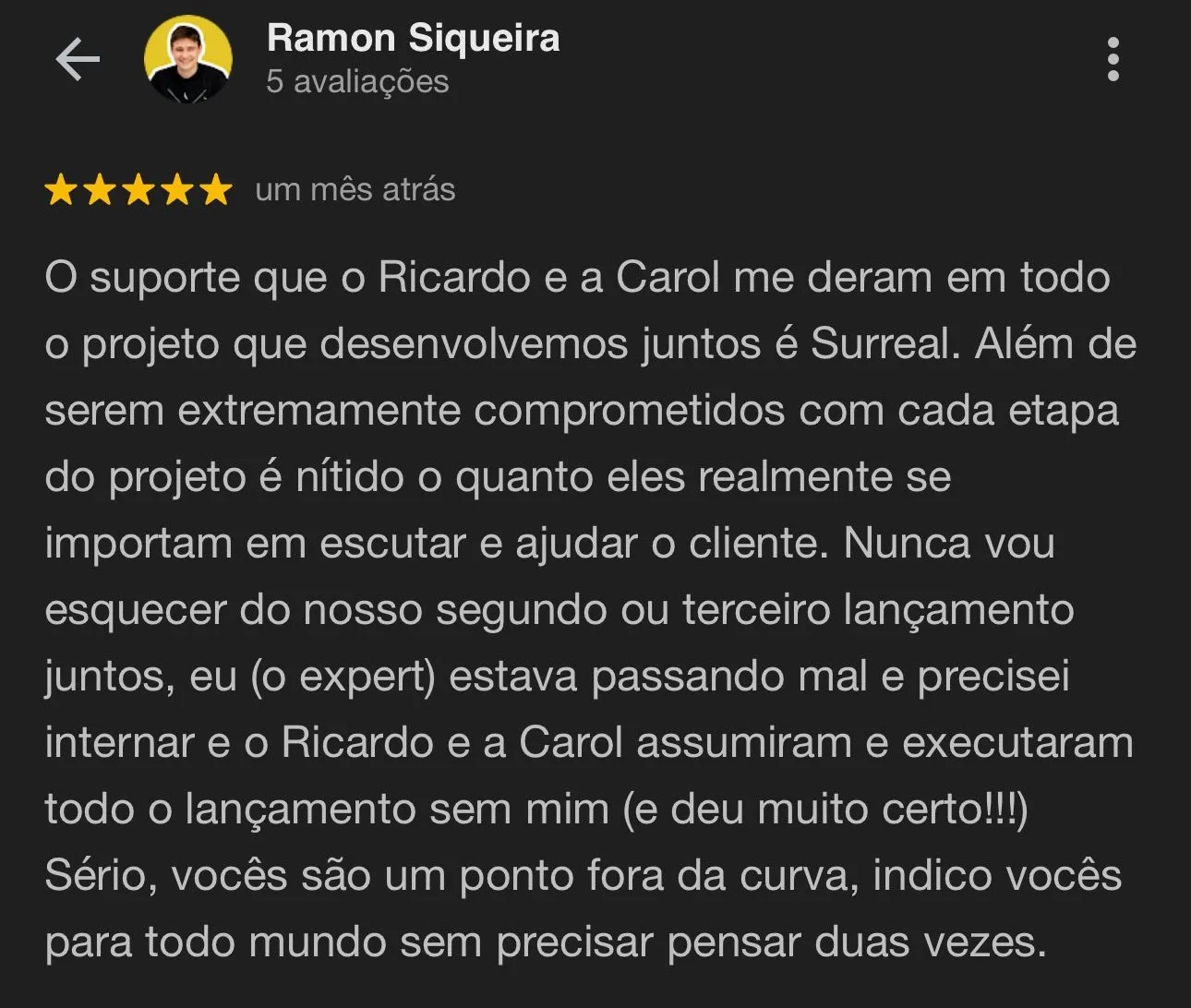 Depoimento 1